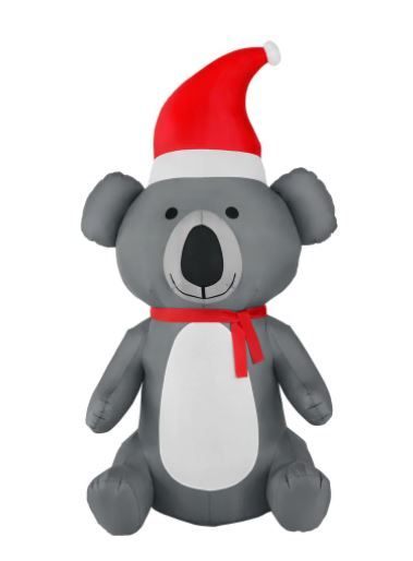 Photo 1 of 6.5 ft Pre-Lit LED Airblown Koala Christmas Inflatable
