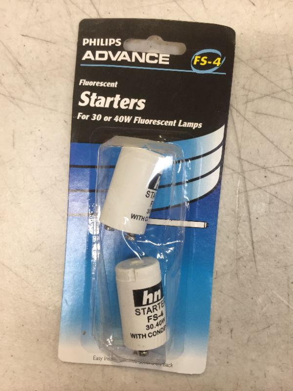 Photo 1 of Fluorescent Starter for 30-Watt and 40-Watt Lamp
