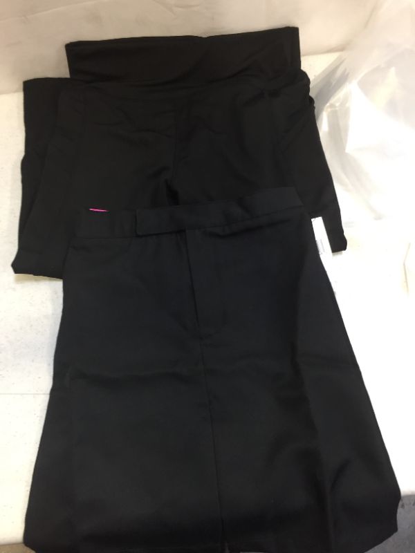 Photo 1 of pair of black pants size medium and black skirt size 5