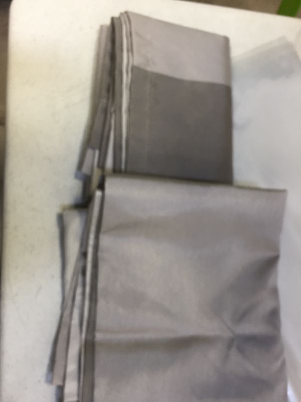 Photo 1 of 2 grey curtains 