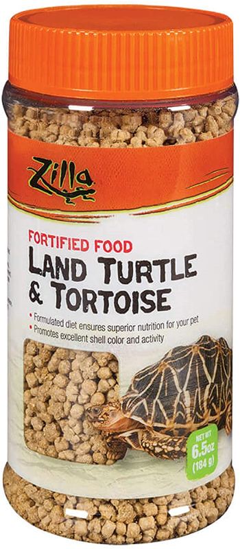 Photo 1 of (3 Pack) Zilla Land Turtle And Tortoise Fortified Food, 6.5-Ounce Containers best by april 2022
