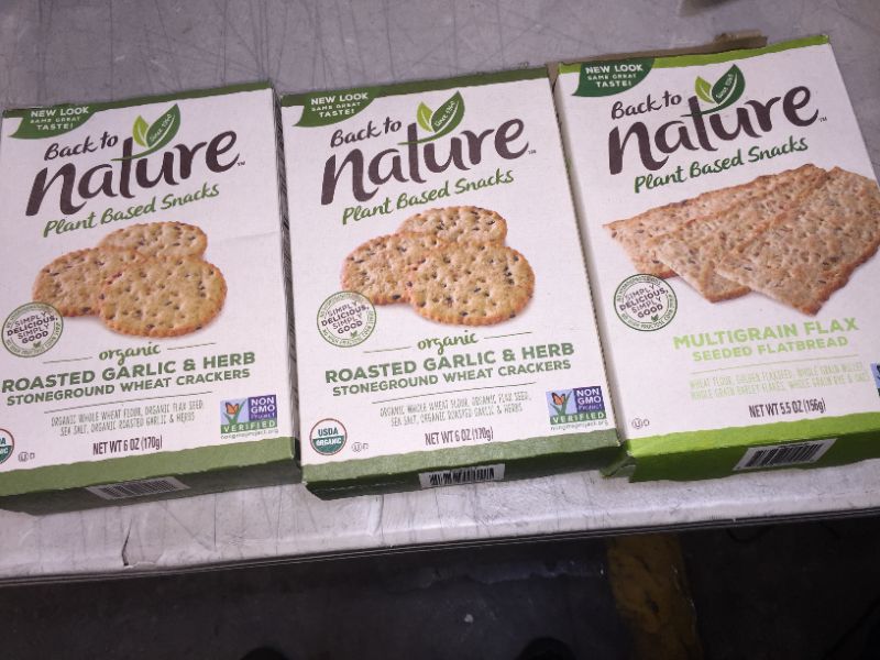 Photo 1 of 3 PACK BACK TO NATURE PLANT BASED SNACKS