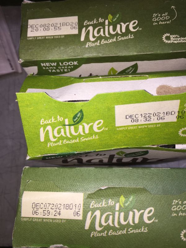 Photo 2 of 3 PACK BACK TO NATURE PLANT BASED SNACKS