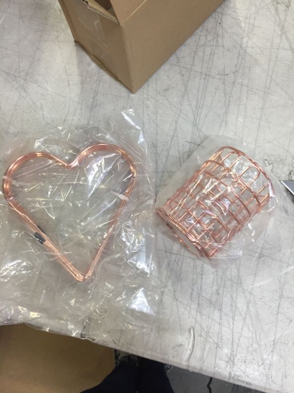 Photo 1 of file organizer magazine props rose gold