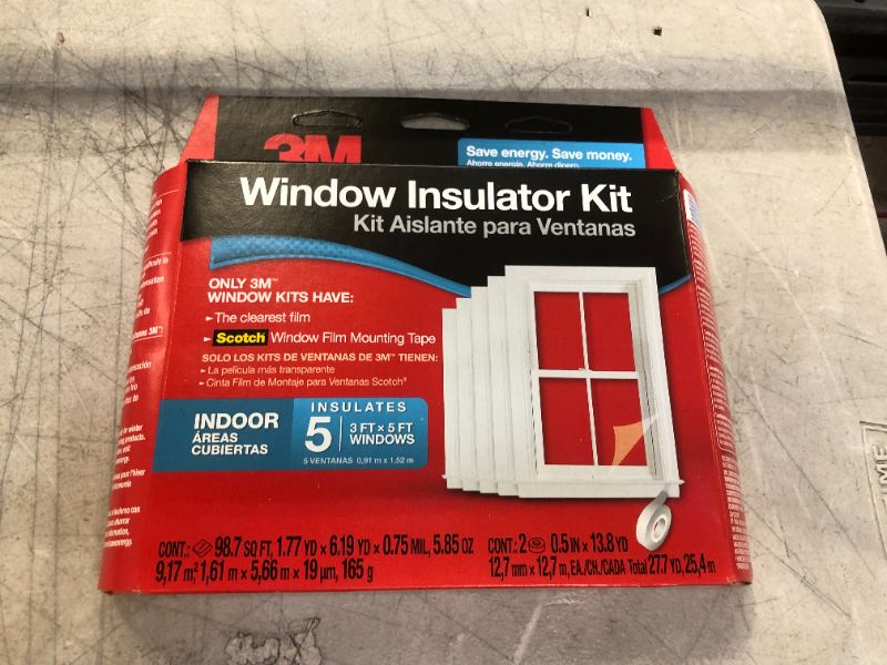 Photo 2 of 3m Indoor Window Insulator Kit - 5 pack