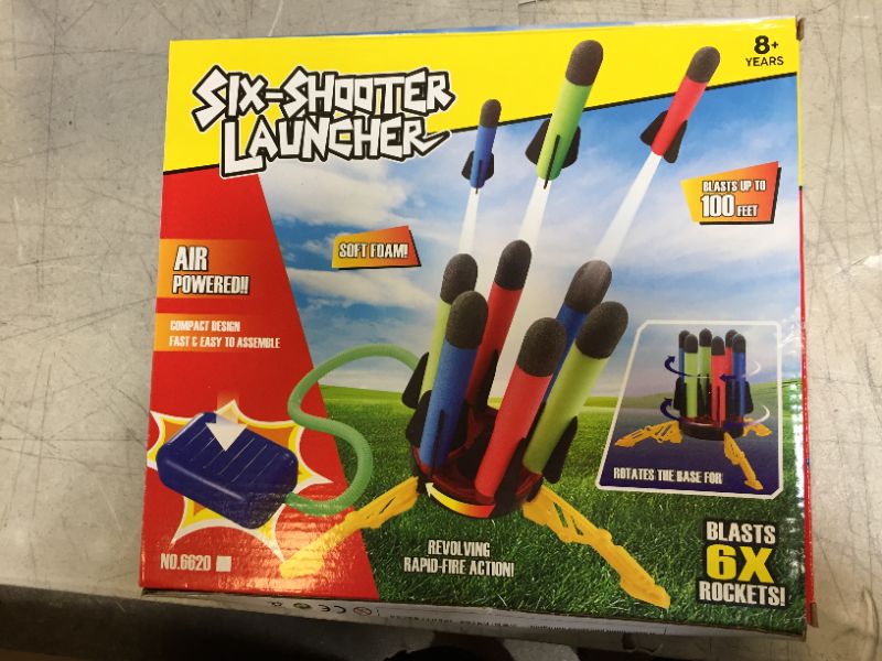 Photo 1 of Six Shooter Launcher toy foam rocket launcher toy