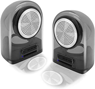 Photo 1 of Dual Portable IPX4 Waterproof Bluetooth Speakers with Wireless Stereo Pairing, Stereo Bluetooth Speaker Pair/Set, 12W Powerful Sound & Bass, AUX Input, Shockproof Carrying Case