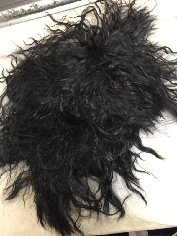 Photo 1 of costume wig color black wild long style 