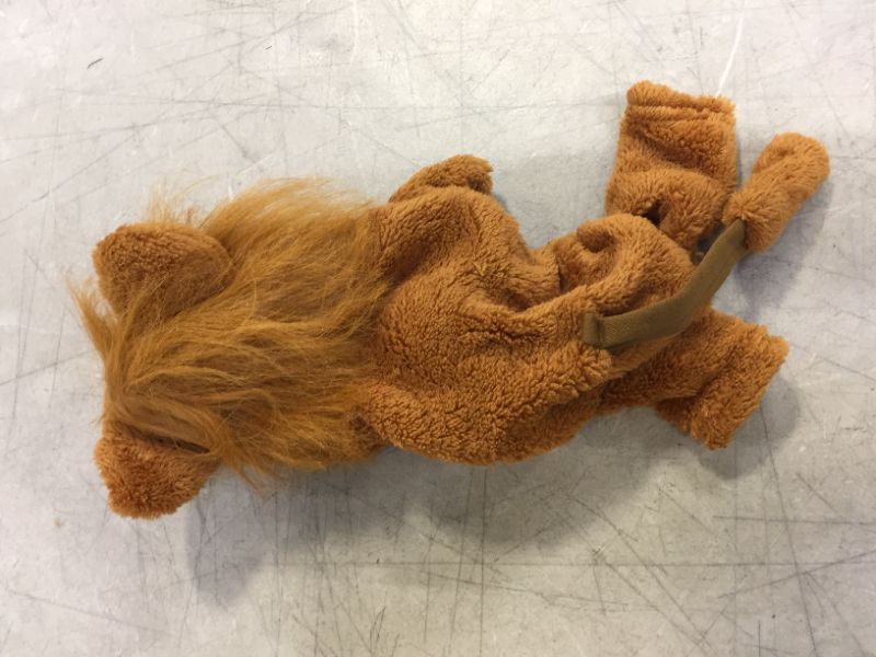 Photo 1 of animal/pet lion outfit color golden brown size extra small 