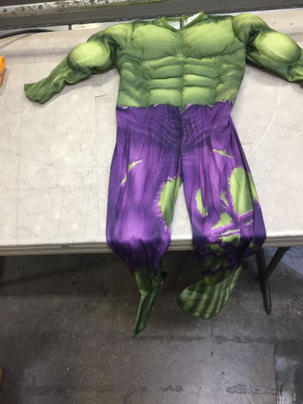 Photo 2 of Incredible Hulk Deluxe Toddler Costume
size 1-2  year olds