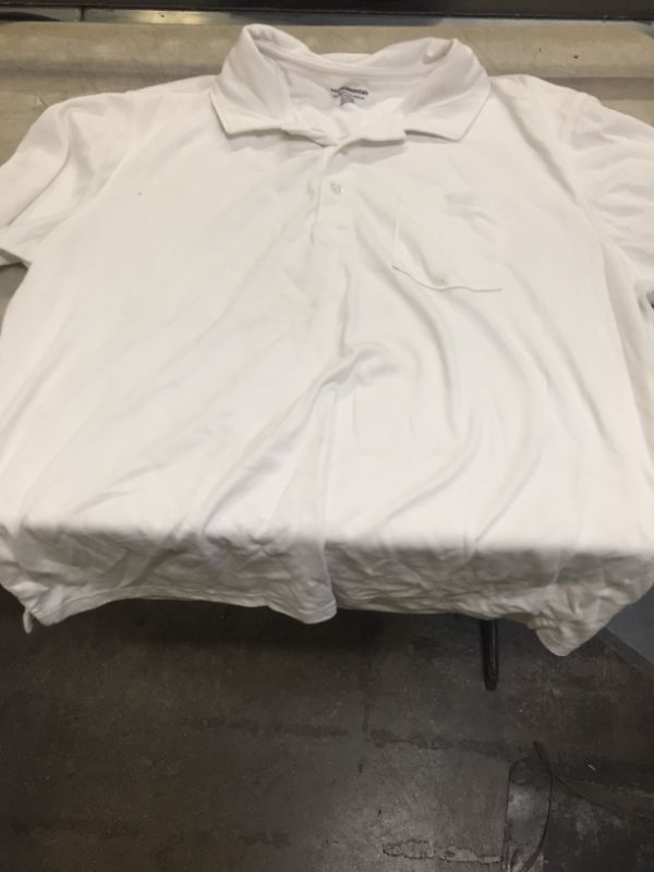 Photo 1 of men's collar shirt size XL (minor stain)