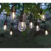 Photo 1 of 12-Light Indoor/Outdoor 24 ft. String Light with S14 Single Filament LED Bulbs
