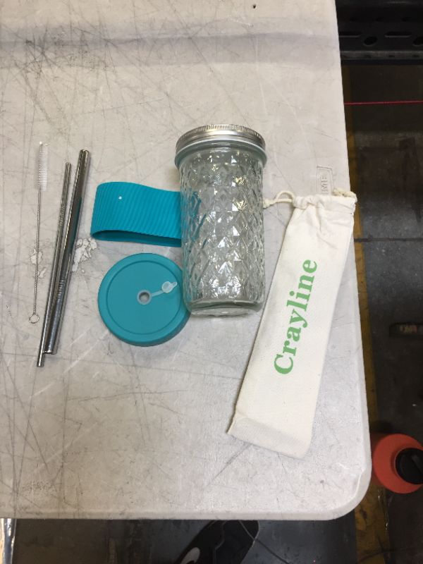 Photo 1 of Boba Tea Cups with Lid and Straw Reusable Boba Cup and Smoothie Tumbler 22 oz Leakproof
