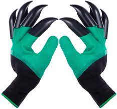 Photo 1 of Gardening Gloves with Claws - Gardening Gifts for Women, Waterproof and Breathable Garden Gloves for Digging Planting, Gardening Tools, Gardening Gifts Supplies for Women and Men-1 Pair Green. Pack of 3
