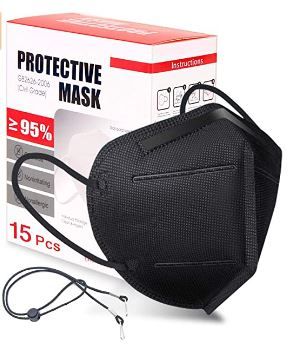 Photo 1 of 15 pc - mask black 