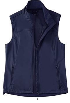 Photo 1 of BALEAF Women's Lightweight Vest Softshell Sleeveless Jacket Windproof Stand Collar with Zipper Pockets Running Hiking Golf
