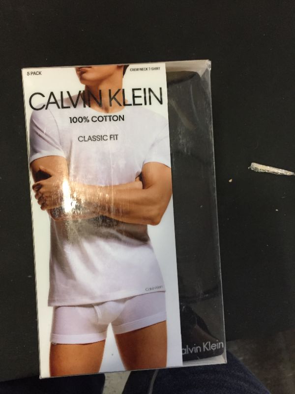 Photo 3 of Calvin Klein Men's Cotton Classics Fit Crew Neck T-Shirts
