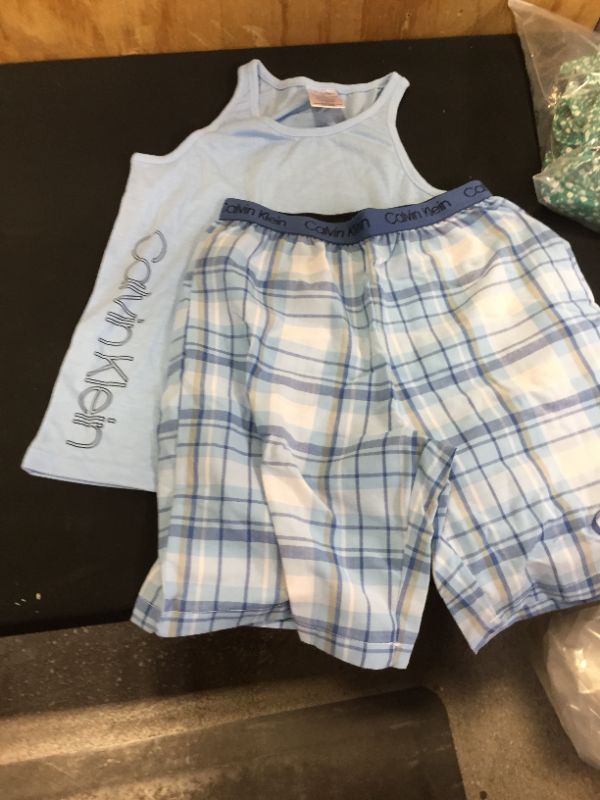 Photo 2 of Calvin Klein Boys' 2 Piece Sleepwear Top and Bottom Pajama Set Pj
