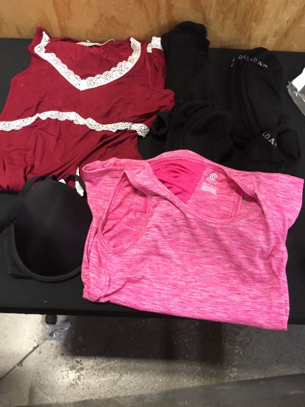 Photo 1 of assorted clothing sold as is various sizes
