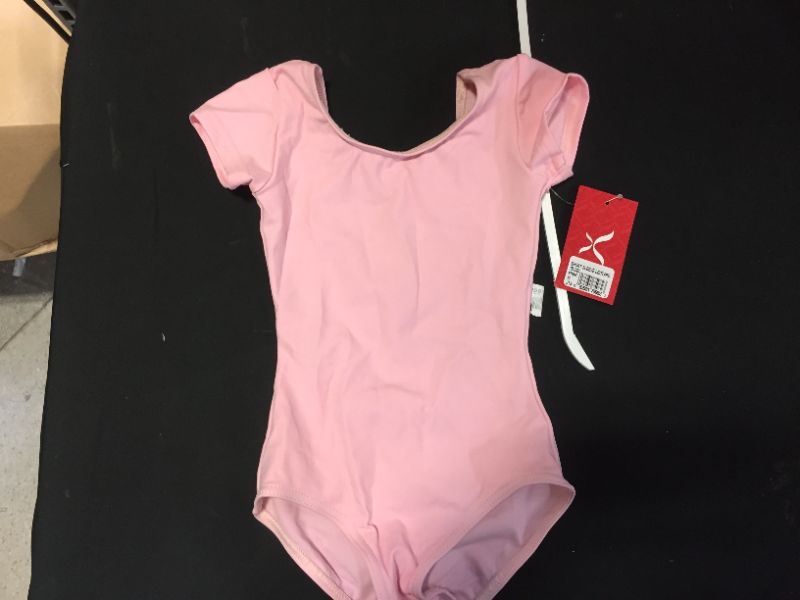 Photo 3 of Capezio Girls Team Basic Short Sleeve Leotard S
