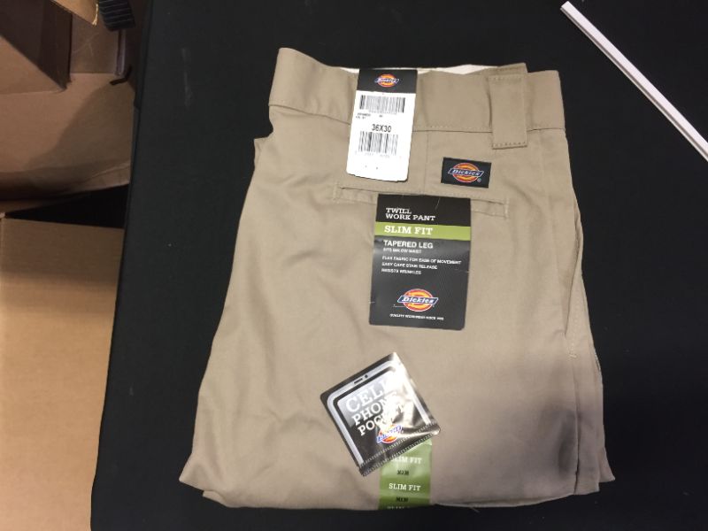 Photo 1 of Dickies slim taper work pant 36 X 30 