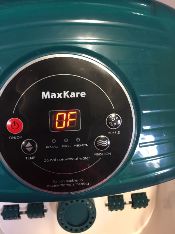 Photo 1 of Foot Spa Bath Massager with Heat, Bubbles, Vibration, 16 Removeable Roller (not motorized), Pedicure Foot Spa with 95-118? Temperature Control and Material Box for Feet at Home
