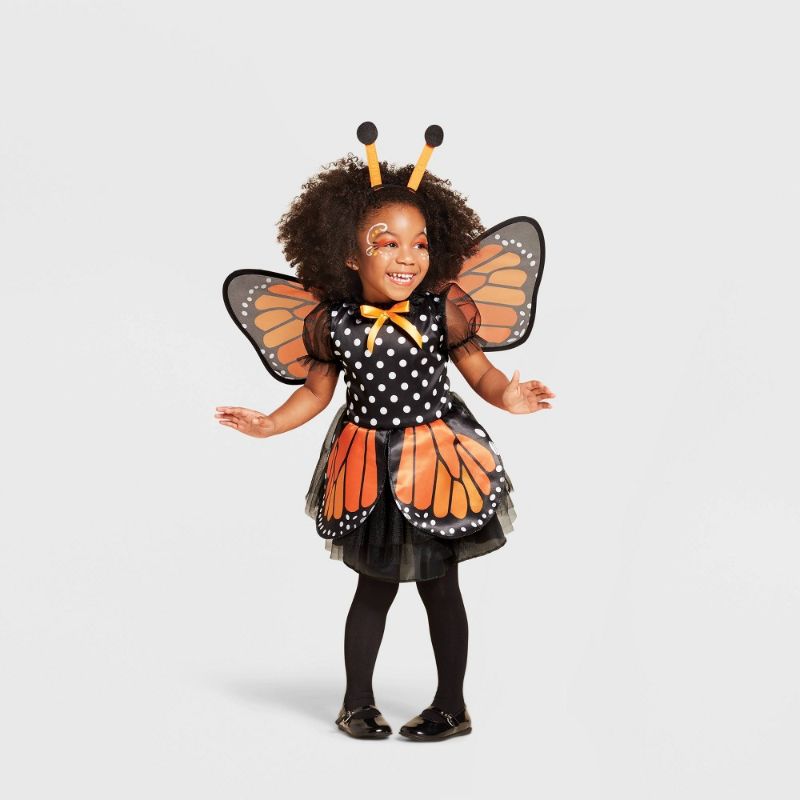 Photo 1 of Toddler Butterfly Halloween Costume Dress (with 2 Accessories) - Hyde & EEK! Boutique™
Size: 4-5T