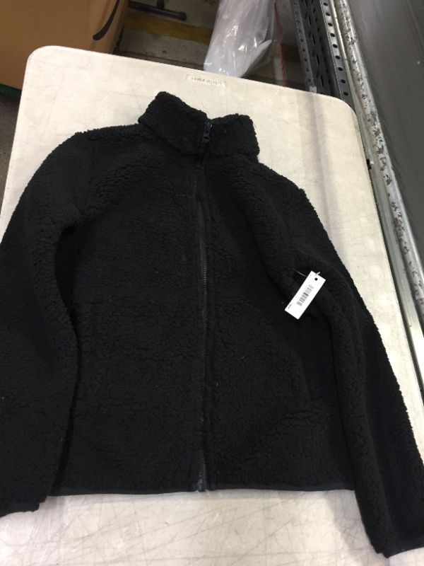 Photo 1 of Amazon Essentials Girls' Sherpa Fleece Full-Zip Jacket XL 12
 