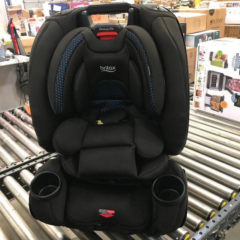 Photo 3 of Britax One4Life ClickTight All-In-One Car Seat – 10 Years of Use – Infant, Convertible, Booster – 5 to 120 Pounds + Cool Flow Ventilating Fabric, Cool Flow Teal 