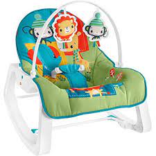 Photo 1 of Fisher-Price Infant-to-Toddler Rocker - Colorful Jungle, Baby Rocking Chair with
