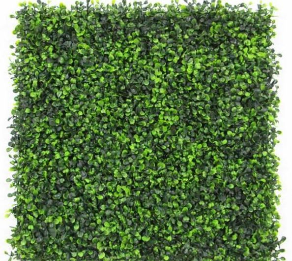 Photo 1 of 20 in. H x 20 in. W GorgeousHome Artificial Boxwood Hedge Greenery Panels,Milan (12-pc)
