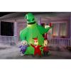 Photo 1 of 9 ft. Oogie Boogie with Lock Shock and Barrel Scene Airblown Disney Halloween Inflatable