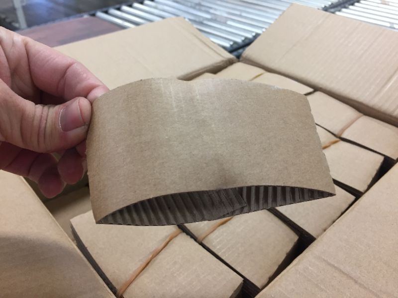 Photo 1 of 1000 cardboard wraps for coffee cups