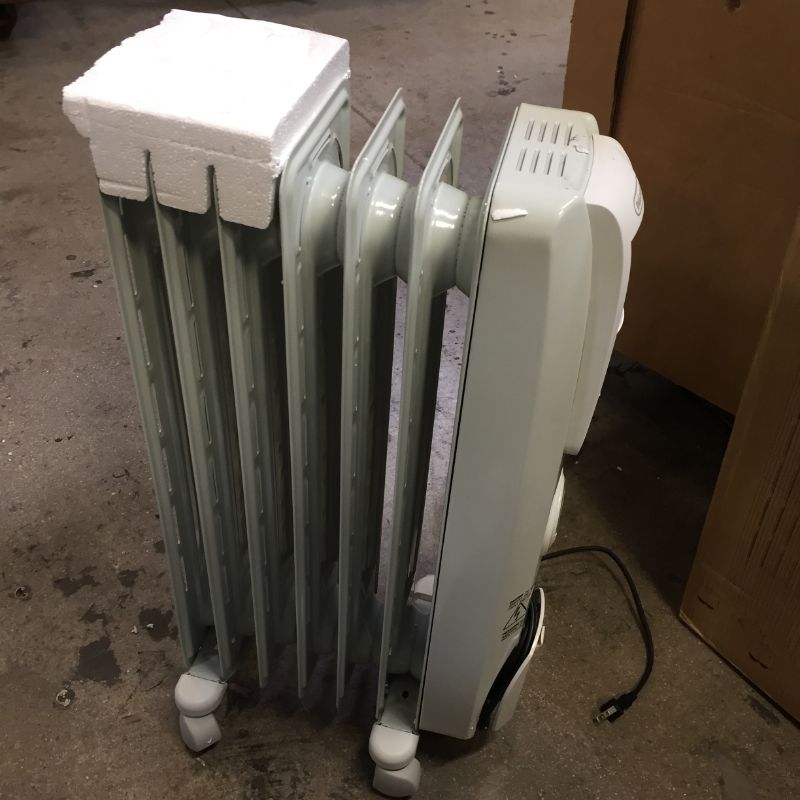 Photo 3 of DeLonghi TRD40615T Full Room Radiant Heater Heater-Mechanical-TRD40615T, 10"w x 15"d x 26"h, White
