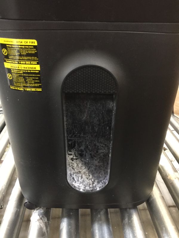 Photo 1 of Amazon Basics 15-Sheet Cross-Cut Paper, CD Credit Card Office Shredder
