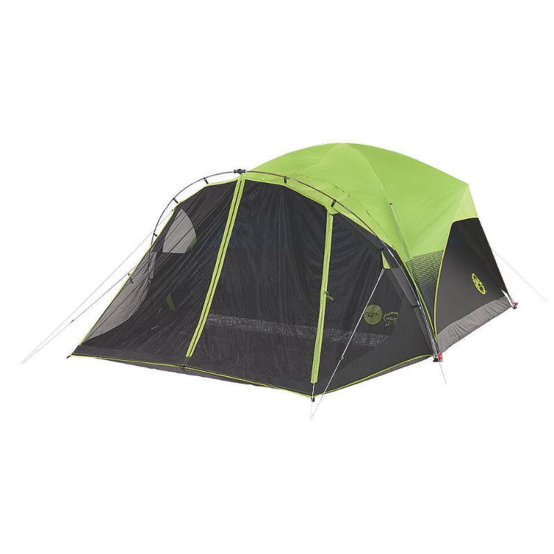 Photo 1 of Coleman Carlsbad Fast Pitch 6-Person Tent with Screen Room, Grey