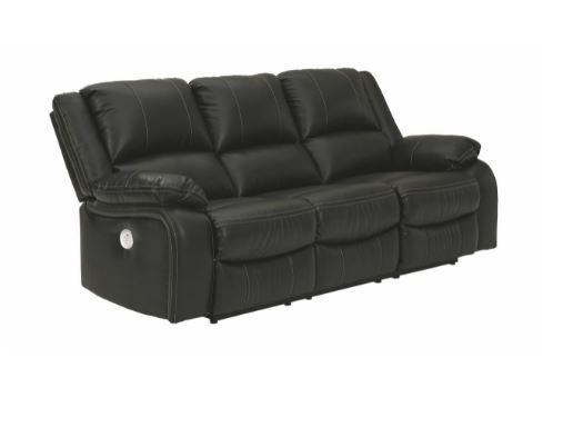 Photo 1 of Calderwell Black Reclining Power Sofa