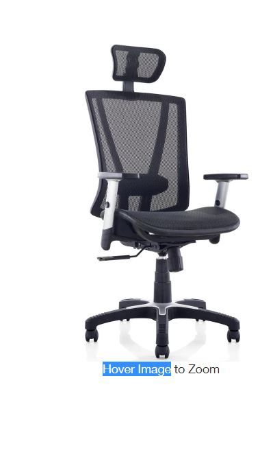 Photo 1 of Black Mesh Office Chair