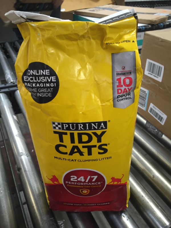 Photo 2 of 3 pack of Tidy Cats Purina Non-Clumping Cat Litter 24/7 Performance for Multiple Cats
