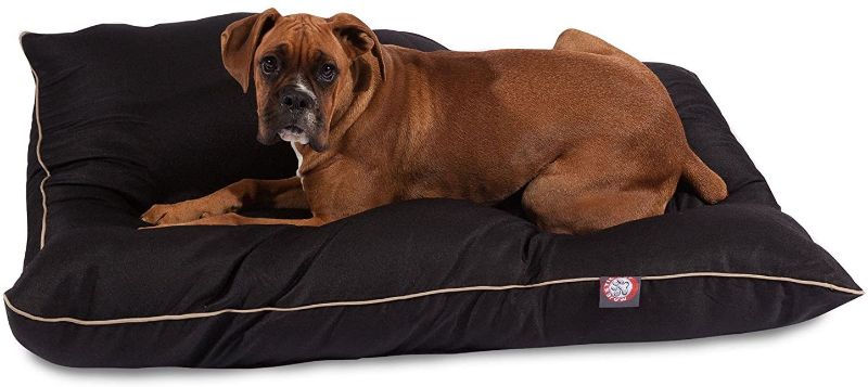 Photo 1 of 29 x 23 dog bed for medium dogs color black Super Value Dog Pet Bed Pillow by Majestic Pet
