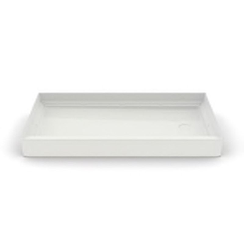Photo 1 of A2 60 in. x 30 in. Single Threshold Right Drain Shower Base in White