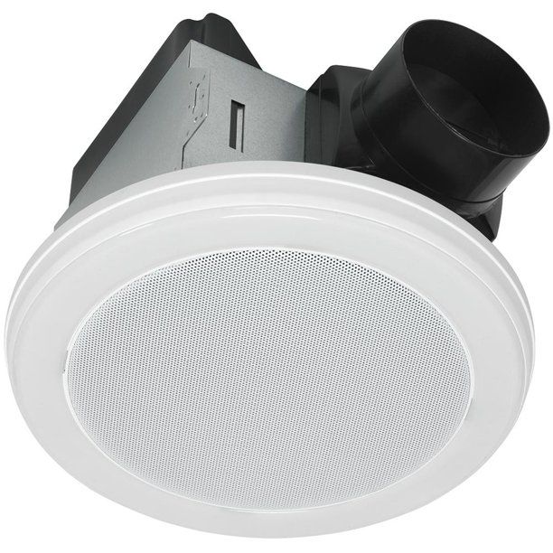 Photo 2 of Home NetWerks 80 CFM Ceiling Mount Bluetooth Stereo Speaker Bathroom Exhaust Fan