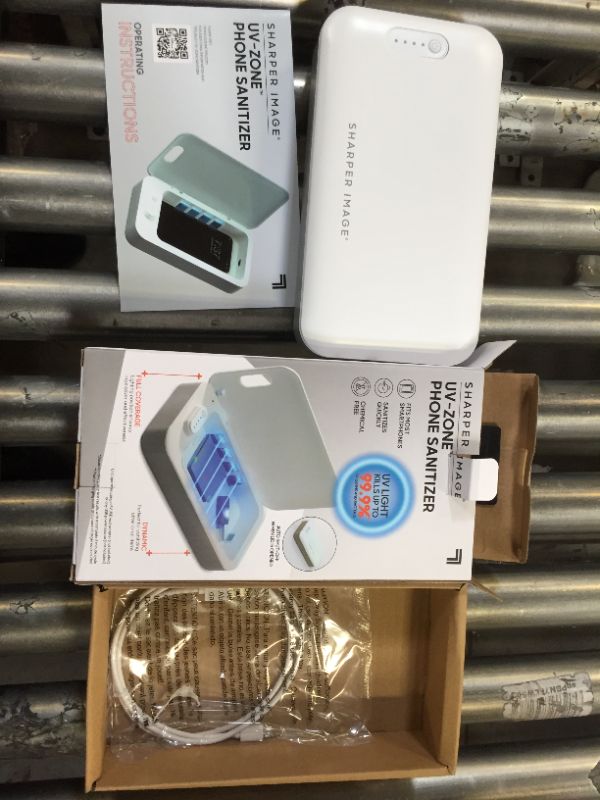 Photo 2 of 2 pack of Sharper Image UVZone Phone Sanitizer