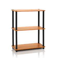 Photo 1 of incomplete ---Furinno Turn-N-Tube 3-Tier Compact Multipurpose Shelf Display Rack