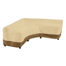 Photo 1 of Classic Accessories 100"x100"x33.5"x31" Tan Sectional Cover, Veranda