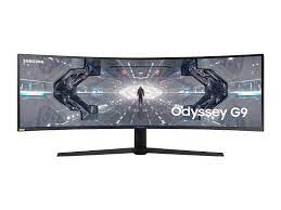 Photo 1 of SAMSUNG 49-inch Odyssey G9 Gaming Monitor | QHD, 240hz, 1000R Curved, QLED, NVIDIA G-SYNC & FreeSync | LC49G95TSSNXZA Model