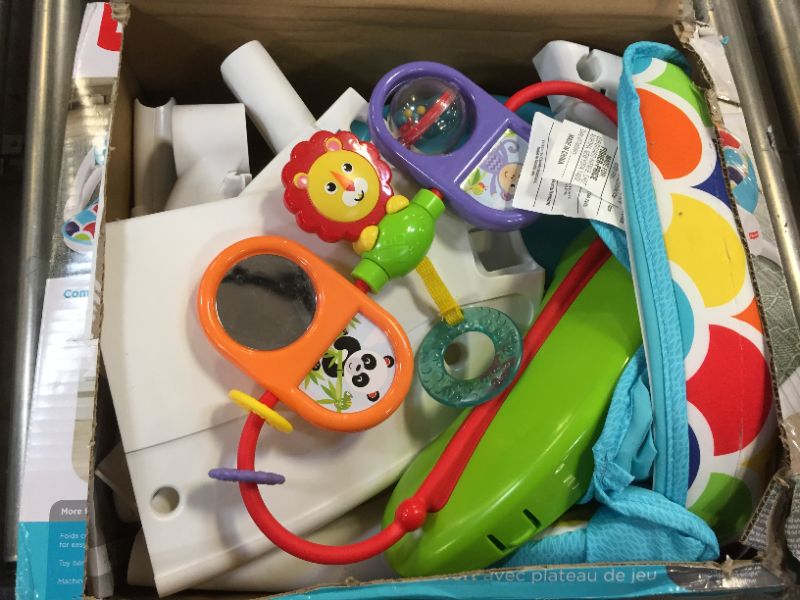 Photo 1 of Fisher-Price Deluxe Sit-Me-Up Floor Seat with Toy Tray, Multicolor