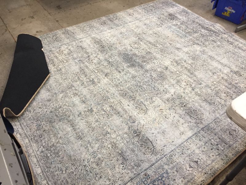 Photo 3 of Wynter Silver / Charcoal Rug