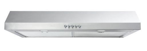 Photo 1 of 30 in. W Convertible Under Cabinet Range Hood with Charcoal Filter in Stainless Steel
