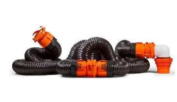 Photo 2 of Camco 39742 RhinoFLEX 20' RV Sewer Hose Kit with Swivel Fitting